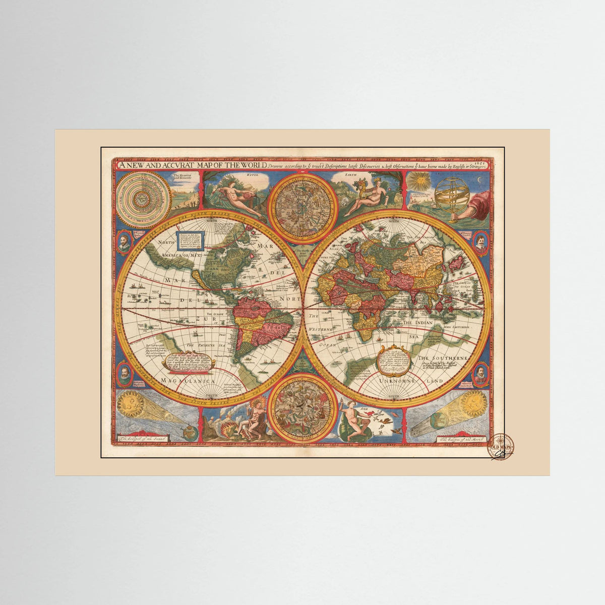 World Map, John Speed (1627)